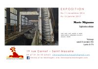 Le Collectif Simone et les Mauhargats expose l'artiste peintre Marie Mignano. Du 15 décembre 2016 au 15 janvier 2017 à SAINT-MACAIRE. Gironde. 